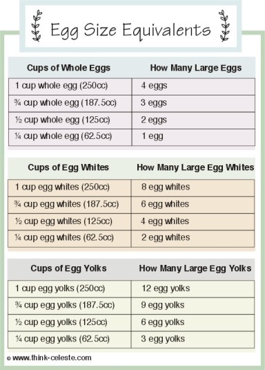 egg sizes